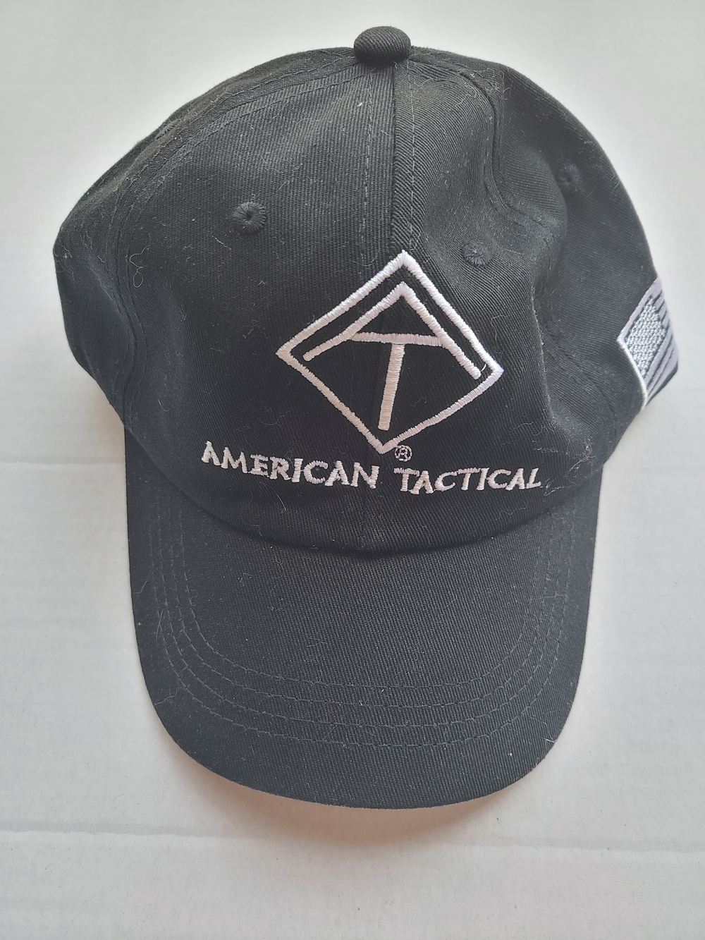 Black Embroidered Baseball Cap